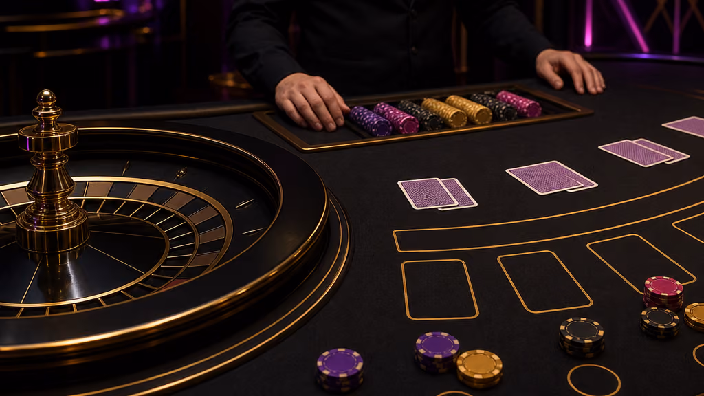 Pacific Spins table games and video poker